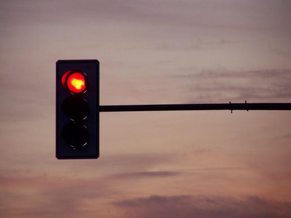 چراغ قرمز ترافیک